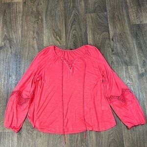 New Without Tags 100% Rayon COEmbroidered Blouse